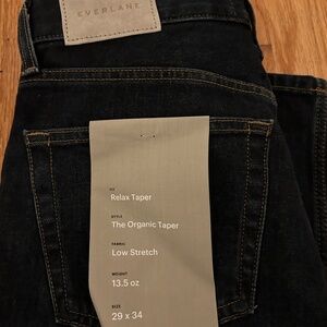 Everlane Size 29L Dark Wash Jeans